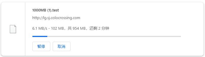 ColoCrossing美国VPS测评 - 下载速度