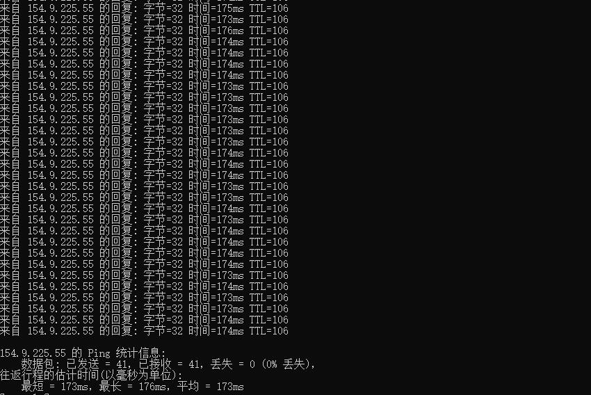 ZoroCloud美国VPS测评 - 本地Ping平均延迟测试