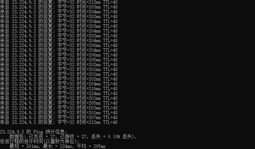 欧路云AS9929美国VPS测评 - 本地Ping延迟测试