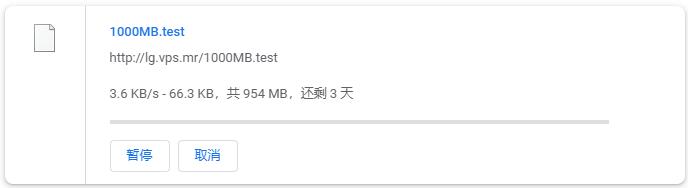 MrVPS英国VPS测评 -本地下载速度