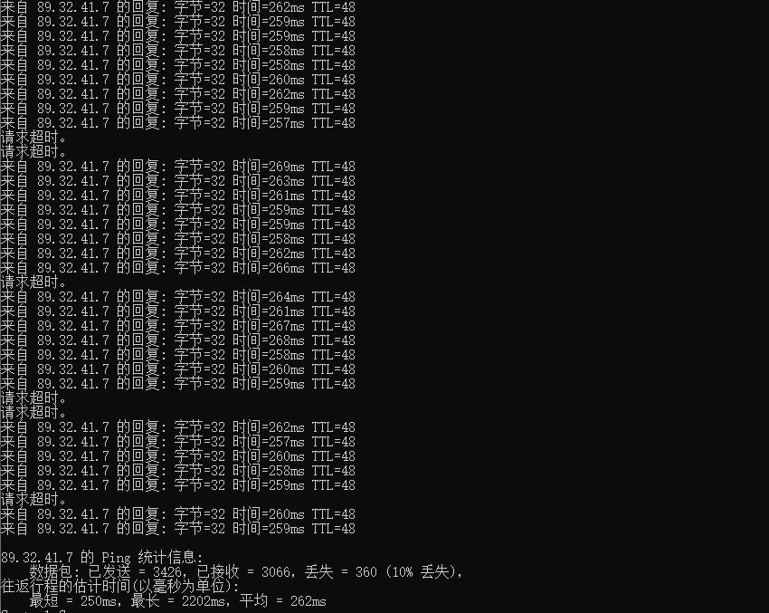 Hostmaze罗马尼亚VPS测评 - 本地Ping平均延迟测试