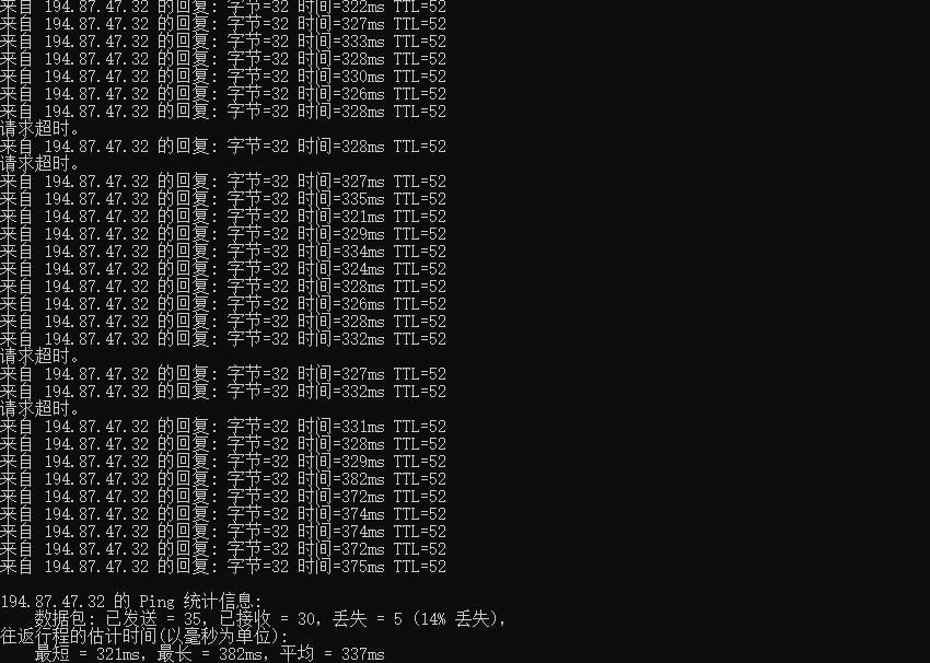 justhost.asia意大利VPS测评 - 本地Ping延迟效果