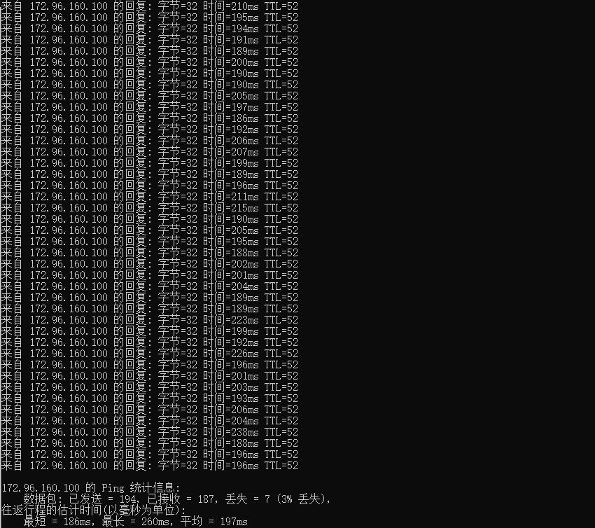 Mkcloud美国VPS测评 - 本地Ping延迟测试