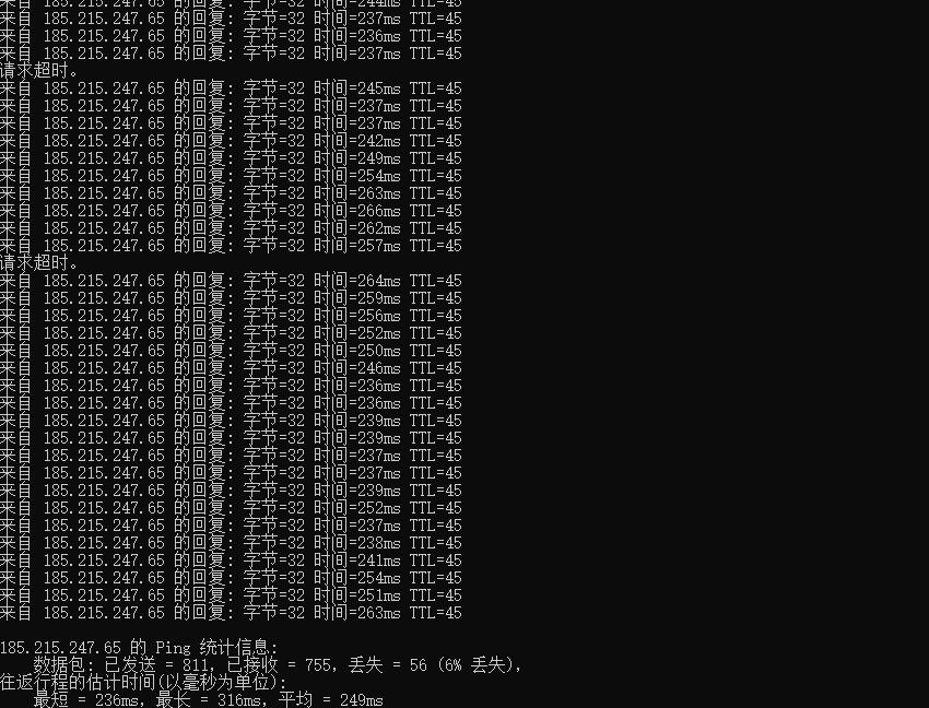 OLVPS美国VPS测评 - 本地Ping延迟测试