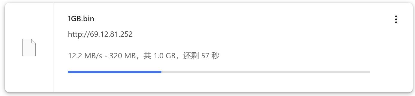 下载速度测试